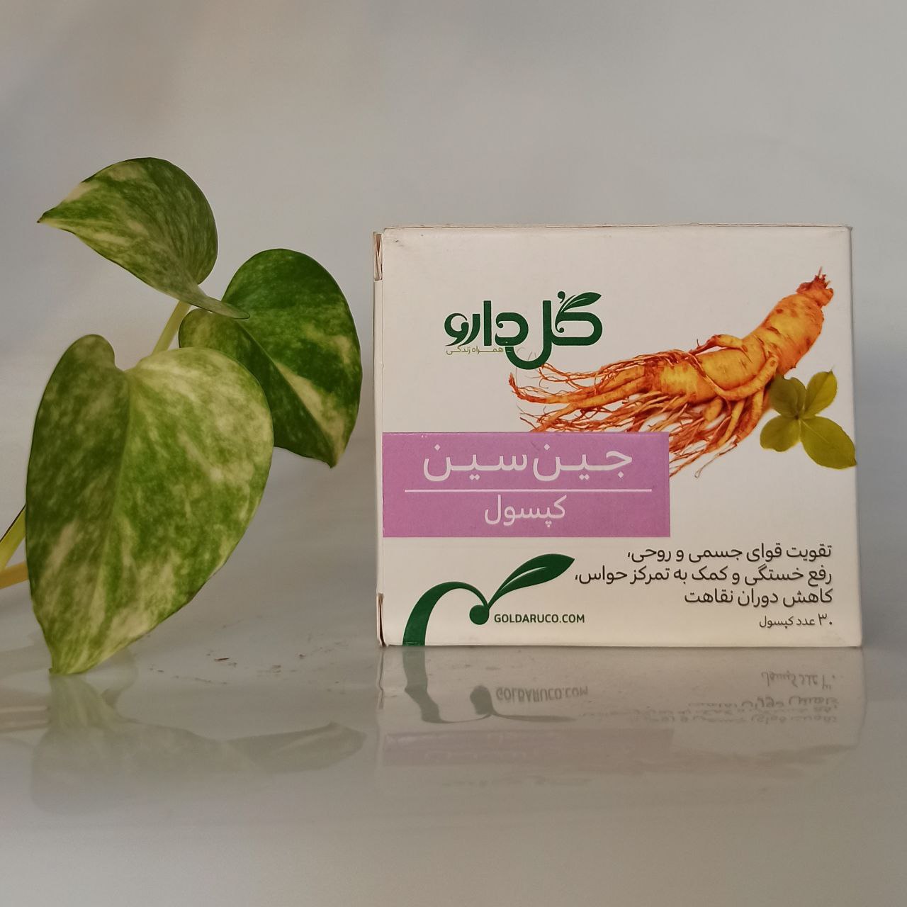 خرید کپسول جینسین گل دارو - نمای 2