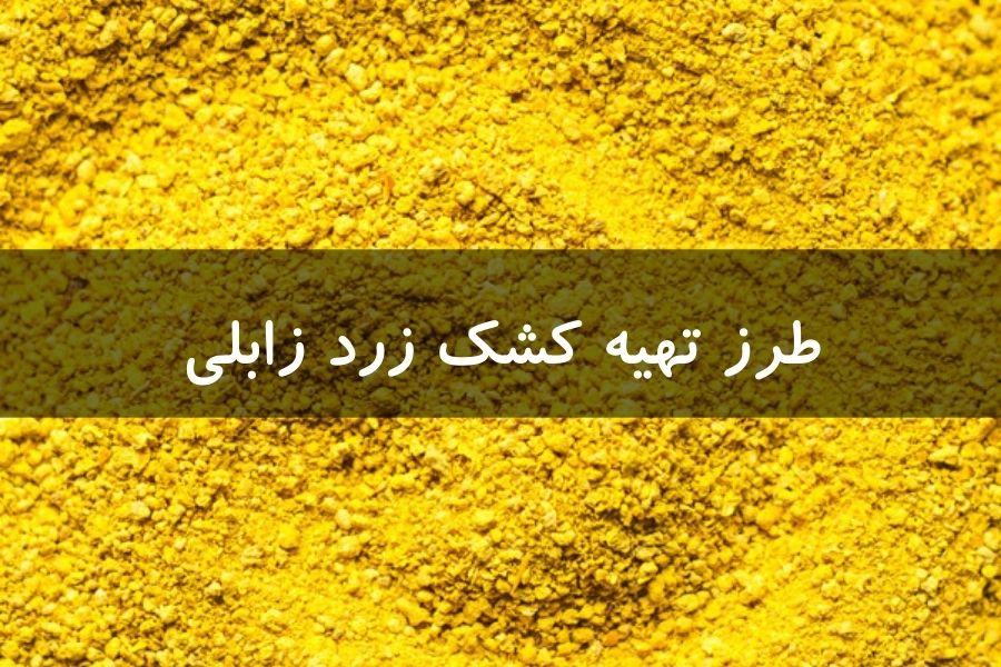 طرز تهیه کشک زرد زابلی