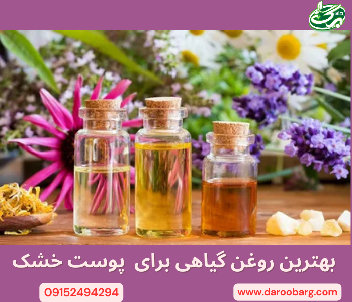بهترین روغن برای پوست خشک: روغن آرگان، روغن جوجوبا، روغن نارگیل، روغن بادام شیرین و روغن زیتون
