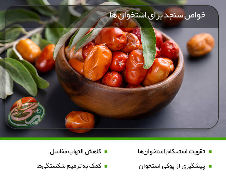 فواید سنجد برای استخوانها